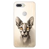 Senada General Mobile Gm 9 Pro İle Uyumlu Kılıf Silikon Desenli Tam Koruma Resimli Sfenks Kedi