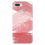 Senada General Mobile Gm 9 Pro İle Uyumlu Kılıf Silikon Desenli Tam Koruma Resimli You Are Strong