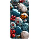 Senada General Mobile Gm 9 Pro Kılıf Desenli Baskılı Tpu Rubber Kapak Çakıl Taşları - 001-Renkli
