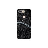 Senada General Mobile Gm 9 Pro Uyumlu İle Uyumlu Kılıf 0.4Mm Lazer Kesim Silikon Kapak Kroki Şehir