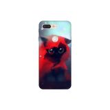 Senada General Mobile Gm 9 Pro Uyumlu İle Uyumlu Kılıf 0.4Mm Lazer Kesim Silikon Kapak Red Cat