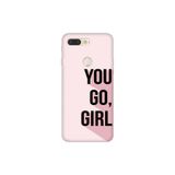 Senada General Mobile Gm 9 Pro Uyumlu İle Uyumlu Kılıf 0.4Mm Lazer Kesim Silikon Kapak You Go Girl