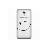 Senada Gm 5 Plus İle Uyumlu Kılıf 0.4Mm Lazer Kesim Silikon Kapak Smile
