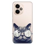Senada Honor 400 6.55" İle Uyumlu Kılıf Dekoratif Silikon Baskılı Kapak Cix Kedi