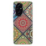 Senada Huawei Honor 200-Pro İle Uyumlu Kılıf Vintage Silikon Baskılı Kapak Mvp Mandala