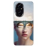 Senada Huawei Honor 200-Pro İle Uyumlu Kılıf Vintage Silikon Baskılı Kapak Sanatsal
