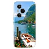 Senada Huawei Honor 400 Pro İle Uyumlu Kılıf Dekoratif Silikon Baskılı Kapak Como
