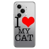 Senada Huawei Honor 400 Pro İle Uyumlu Kılıf Dekoratif Silikon Baskılı Kapak İlovecat