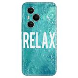 Senada Huawei Honor 400 Pro İle Uyumlu Kılıf Dekoratif Silikon Baskılı Kapak Relax Mermer