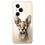 Senada Huawei Honor 400 Pro İle Uyumlu Kılıf Dekoratif Silikon Baskılı Kapak Sfenks Kedi