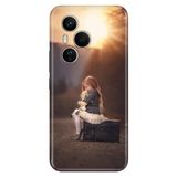 Senada Huawei Honor 400 Pro İle Uyumlu Kılıf Dekoratif Silikon Baskılı Kapak Yalnız Çocuk