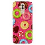 Senada Huawei Mate 20 Lite İle Uyumlu Kılıf Desenli Baskılı Silikon Donut