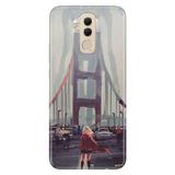 Senada Huawei Mate 20 Lite İle Uyumlu Kılıf Desenli Baskılı Silikon Kırmızılı Kadın