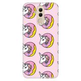 Senada Huawei Mate 20 Lite İle Uyumlu Kılıf Desenli Baskılı Silikon Unicorn Donut