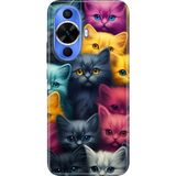 Senada Huawei Nova 12S Kılıf Desenli Baskılı Tpu Rubber Kapak Kedi Ordusu - 001-Renkli