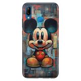 Senada Huawei P20 Lite ile Uyumlu Kılıf Resimli Desenli Silikon 05MickeySmile1111