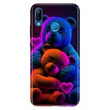 Senada Huawei P20 Lite ile Uyumlu Kılıf Resimli Desenli Silikon Bear Love