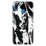 Senada Huawei P20 Lite ile Uyumlu Kılıf Resimli Desenli Silikon Bono Mermer