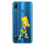 Senada Huawei P20 Lite ile Uyumlu Kılıf Resimli Desenli Silikon CRDSimpsonKarakters250