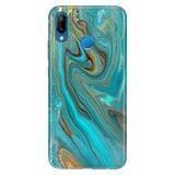 Senada Huawei P20 Lite ile Uyumlu Kılıf Resimli Desenli Silikon Liquid Mermer