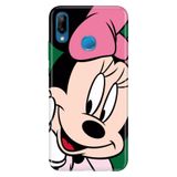 Senada Huawei P20 Lite ile Uyumlu Kılıf Resimli Desenli Silikon Minnie Smile