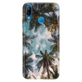 Senada Huawei P20 Lite ile Uyumlu Kılıf Resimli Desenli Silikon Palmiye