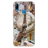 Senada Huawei P20 Lite ile Uyumlu Kılıf Resimli Desenli Silikon Paris