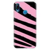 Senada Huawei P20 Lite ile Uyumlu Kılıf Resimli Desenli Silikon Pembe Siyah