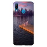 Senada Huawei P20 Lite ile Uyumlu Kılıf Resimli Desenli Silikon Romantik Rıhtım