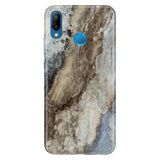 Senada Huawei P20 Lite ile Uyumlu Kılıf Resimli Desenli Silikon Safari Mermer
