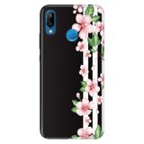 Senada Huawei P20 Lite ile Uyumlu Kılıf Resimli Desenli Silikon Şato Bahçesi