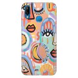 Senada Huawei P20 Lite ile Uyumlu Kılıf Resimli Desenli Silikon Siluet