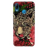 Senada Huawei P20 Lite ile Uyumlu Kılıf Resimli Desenli Silikon Tiger Design