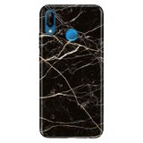 Senada Huawei P20 Lite ile Uyumlu Kılıf Resimli Desenli Silikon Tokyo Mermer