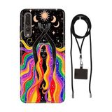 Senada Huawei P20 Pro ile Uyumlu Kılıf Aykız Silikon İpli Boyun Askı Aparatı