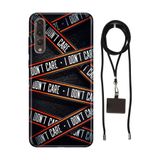 Senada Huawei P20 Pro ile Uyumlu Kılıf Care Silikon İpli Boyun Askı Aparatı