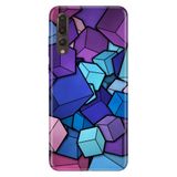 Senada Huawei P20 Pro İle Uyumlu Kılıf Desenli Baskılı Silikon 4D Küpler