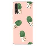 Senada Huawei P20 Pro İle Uyumlu Kılıf Desenli Baskılı Silikon Cactus