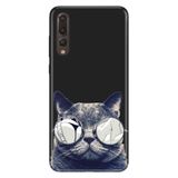 Senada Huawei P20 Pro İle Uyumlu Kılıf Desenli Baskılı Silikon Cix Kedi