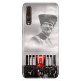 Senada Huawei P20 Pro İle Uyumlu Kılıf Desenli Baskılı Silikon Gazi Mustafa