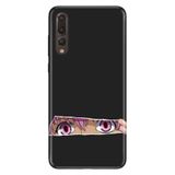 Senada Huawei P20 Pro İle Uyumlu Kılıf Desenli Baskılı Silikon Gizli Bakış