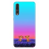 Senada Huawei P20 Pro İle Uyumlu Kılıf Desenli Baskılı Silikon Junior Aslanlar
