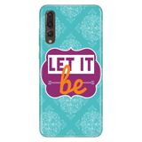 Senada Huawei P20 Pro İle Uyumlu Kılıf Desenli Baskılı Silikon Let İt Be