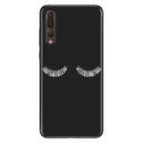Senada Huawei P20 Pro İle Uyumlu Kılıf Desenli Baskılı Silikon Masum Kirpik