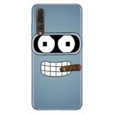 Senada Huawei P20 Pro İle Uyumlu Kılıf Desenli Baskılı Silikon Robot Smoke
