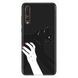 Senada Huawei P20 Pro İle Uyumlu Kılıf Desenli Baskılı Silikon Sanat Kedi