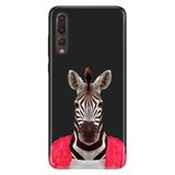 Senada Huawei P20 Pro İle Uyumlu Kılıf Desenli Baskılı Silikon Şirin Zebra
