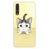 Senada Huawei P20 Pro İle Uyumlu Kılıf Desenli Baskılı Silikon Tekir Kedicik