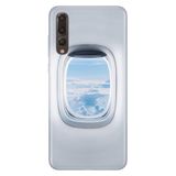 Senada Huawei P20 Pro İle Uyumlu Kılıf Desenli Baskılı Silikon Uçak Pencere