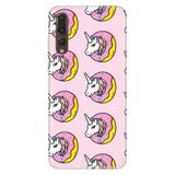 Senada Huawei P20 Pro İle Uyumlu Kılıf Desenli Baskılı Silikon Unicorn Donut